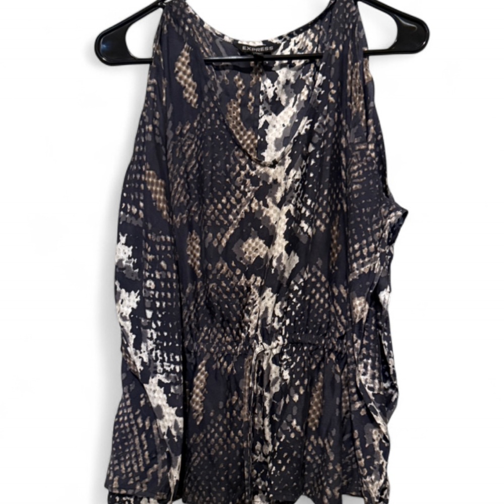 Express Snake Print Blouse